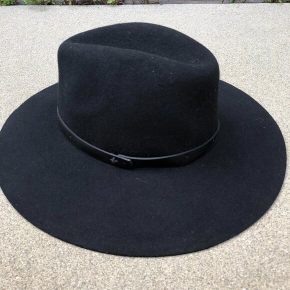 VTG 90s NEIMAN MARCUS 100% Wool Wide Brim Fedora Cowboy Hat One Size Women\'s Cap main image 7
